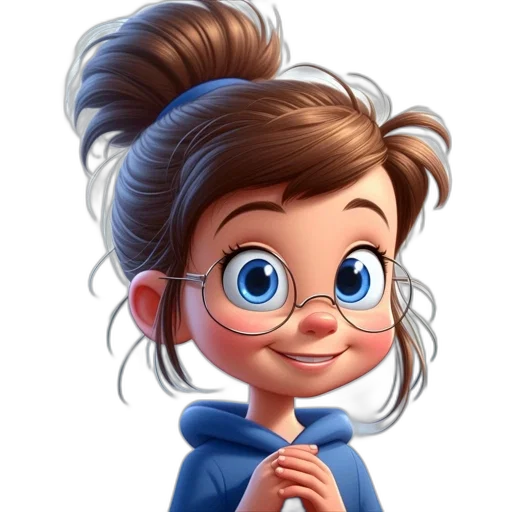 staff, face, cartoon, photorealistic transparent PNG cut-out