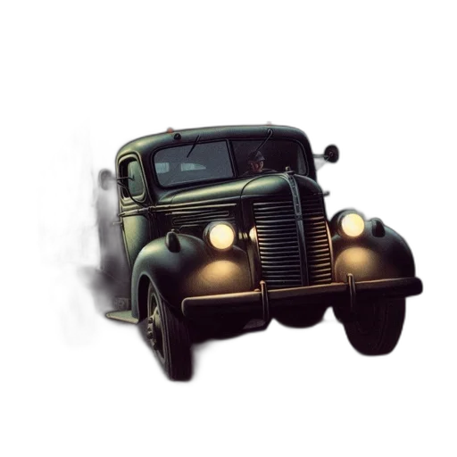 car, weapon, concept art, photorealistic transparent PNG cut-out