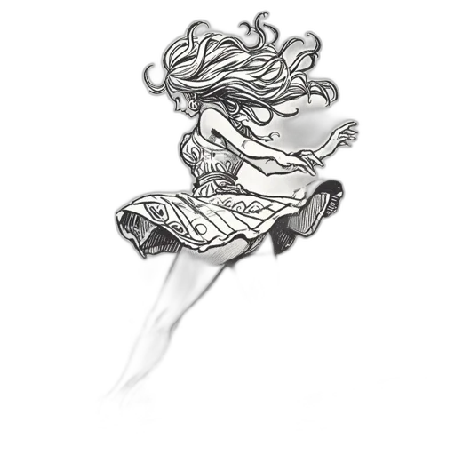 jewelry, hair, sword, staff transparent PNG cut-out