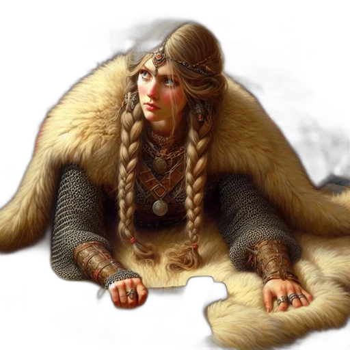 creature, animal, hair, fantasy art transparent PNG cut-out