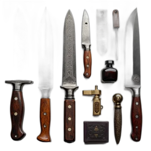 sword, weapon, staff, collection transparent PNG cut-out