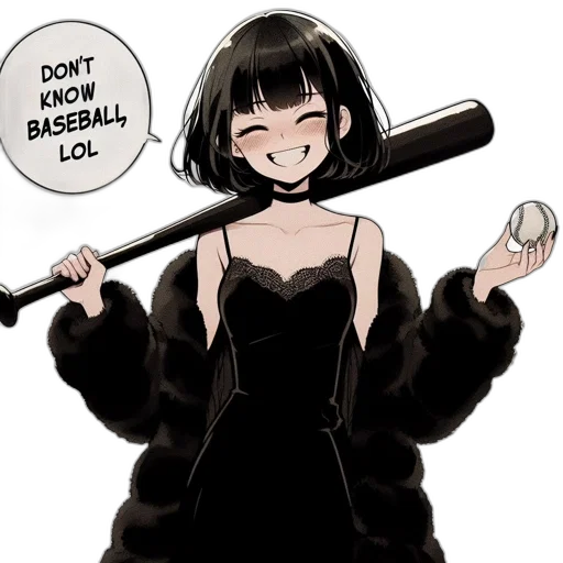 dress, weapon, cartoon, anime transparent PNG cut-out