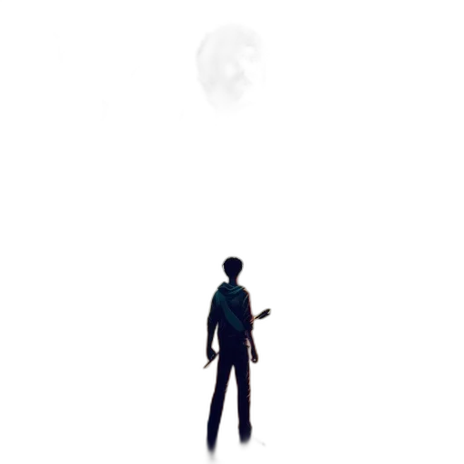 staff, robot, jacket, creature transparent PNG cut-out
