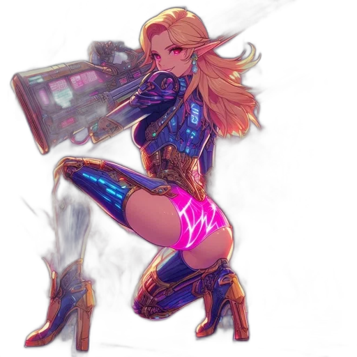 robot, weapon, dress, jacket transparent PNG cut-out