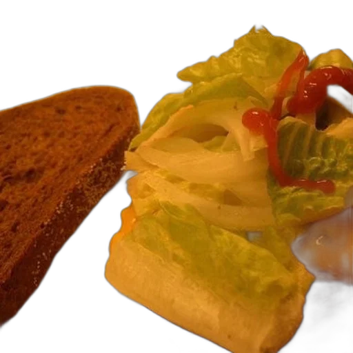 food, crown, 3d render, photorealistic transparent PNG cut-out