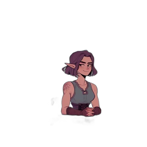 staff, creature, face, pixel art transparent PNG cut-out