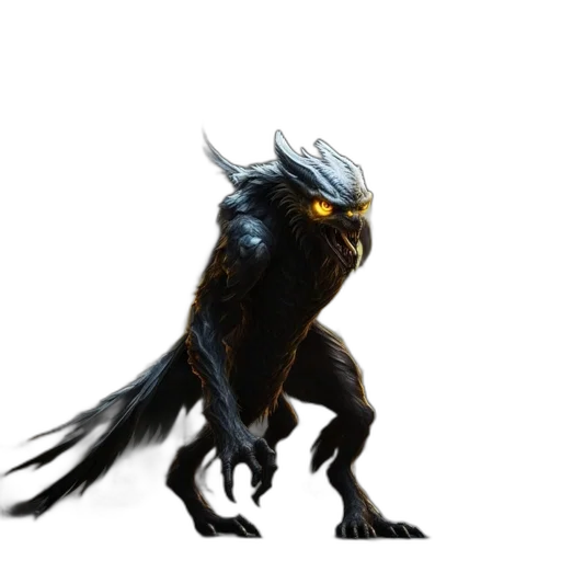 dragon, creature, animal, staff transparent PNG cut-out