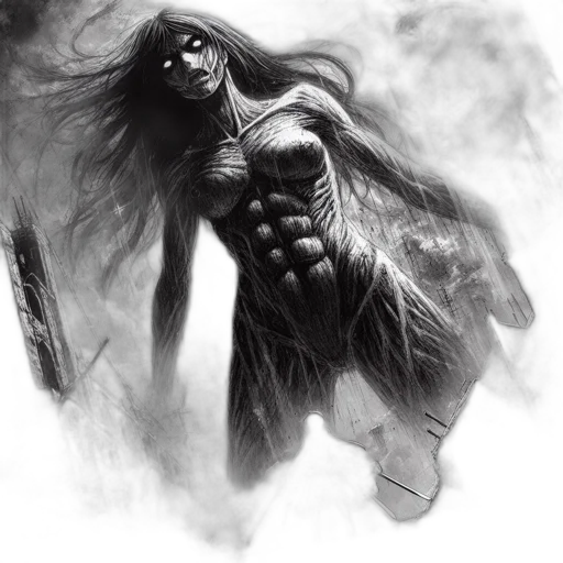 creature, dress, comic book art, concept art transparent PNG cut-out