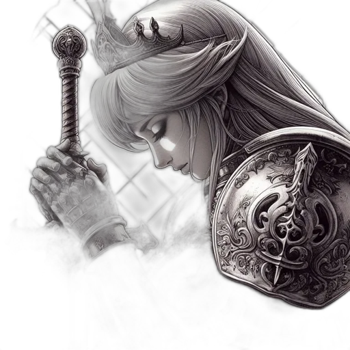 sword, weapon, dragon, staff transparent PNG cut-out