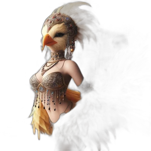 mask, jewelry, dress, fantasy art transparent PNG cut-out