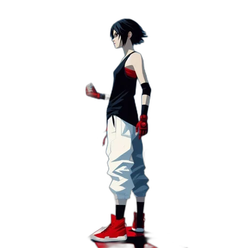 jacket, robot, shoes, staff transparent PNG cut-out