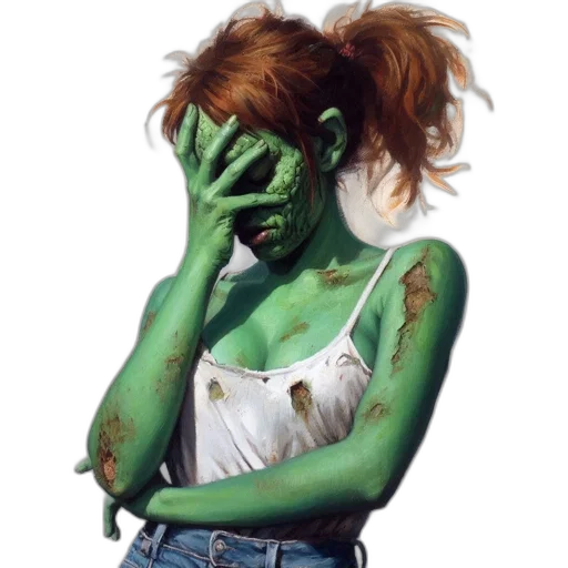 mask, creature, face, concept art transparent PNG cut-out