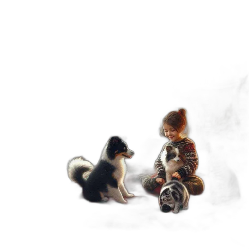 animal, creature, concept art, 3d render transparent PNG cut-out