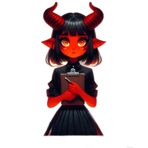 mask, dress, creature, staff transparent PNG cut-out