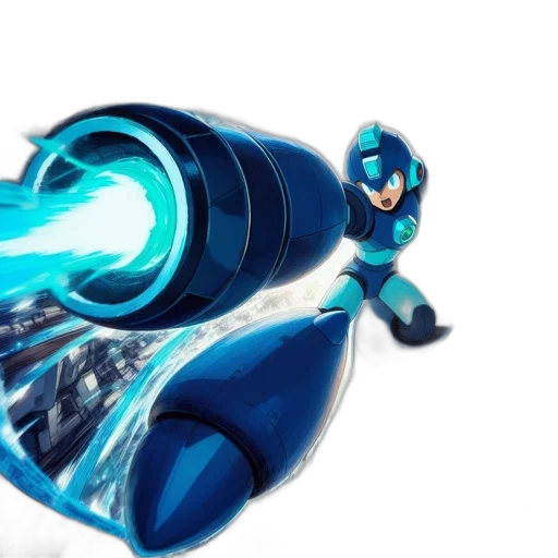 robot, weapon, sword, staff transparent PNG cut-out