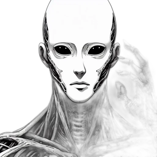 mask, face, robot, creature transparent PNG cut-out