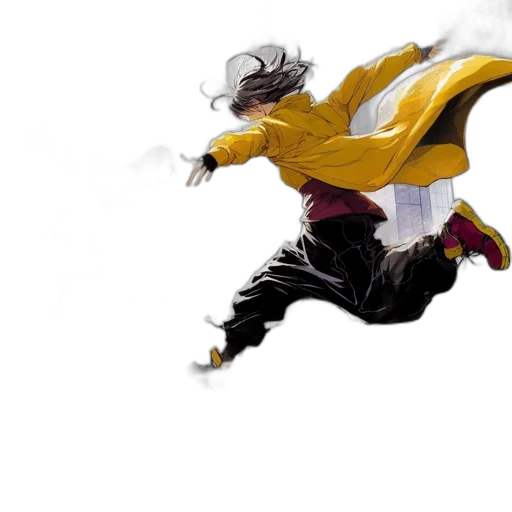 jacket, dragon, concept art, anime transparent PNG cut-out
