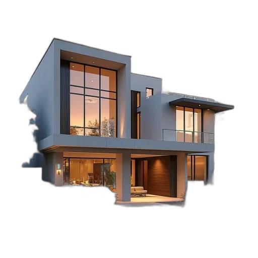building, furniture, 3d render, photorealistic transparent PNG cut-out