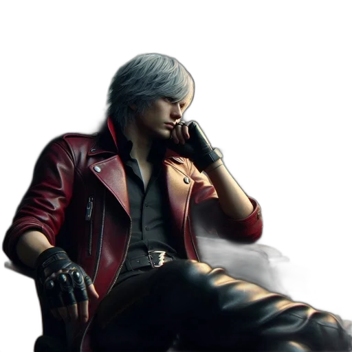 jacket, weapon, concept art, photorealistic transparent PNG cut-out