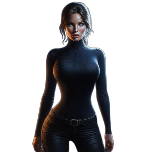 jacket, dress, concept art, comic book art transparent PNG cut-out