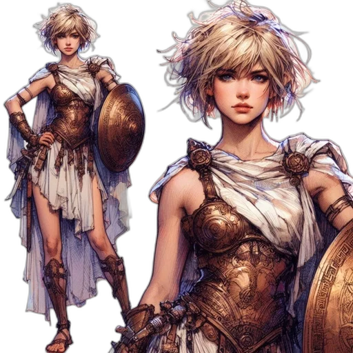 sword, dress, weapon, concept art transparent PNG cut-out