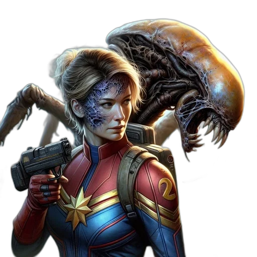 comic book art, concept art, fantasy art, pixel art transparent PNG cut-out