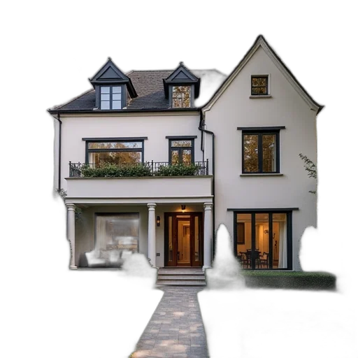 building, 3d render, photorealistic, concept art transparent PNG cut-out