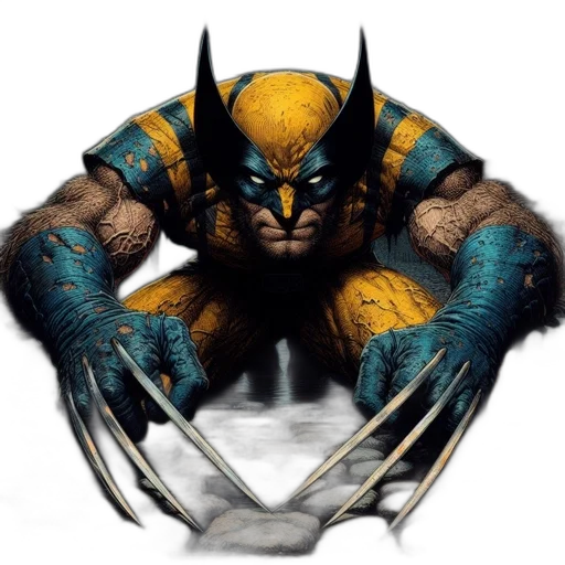 comic book art, concept art, fantasy art, photorealistic transparent PNG cut-out