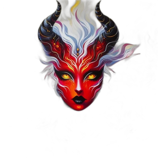 mask, face, crown, dragon transparent PNG cut-out