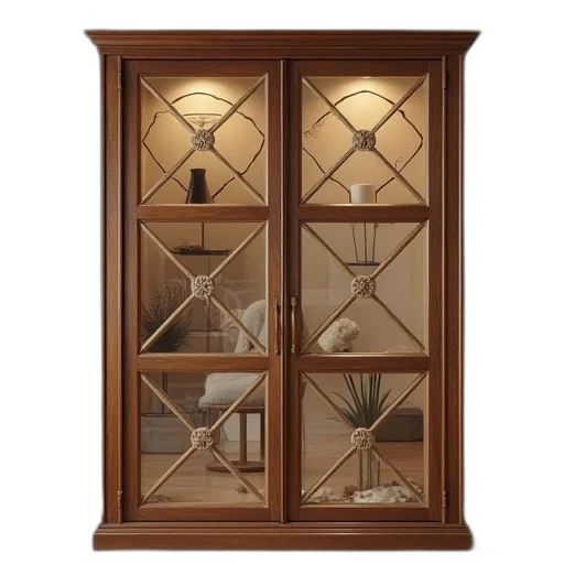 furniture, 3d render, open, frame transparent PNG cut-out