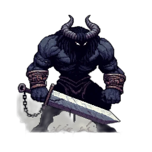 sword, staff, weapon, pixel art transparent PNG cut-out