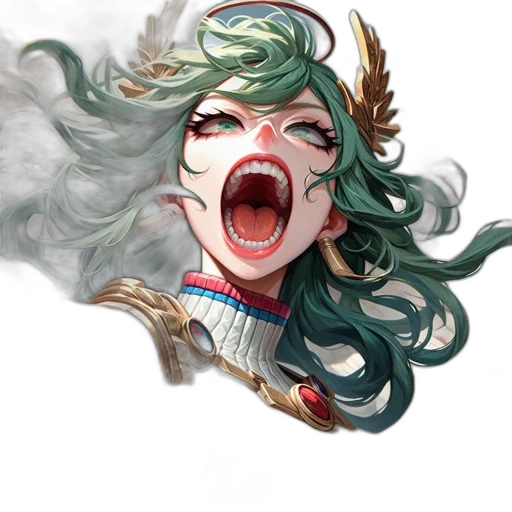 mask, face, dragon, staff transparent PNG cut-out
