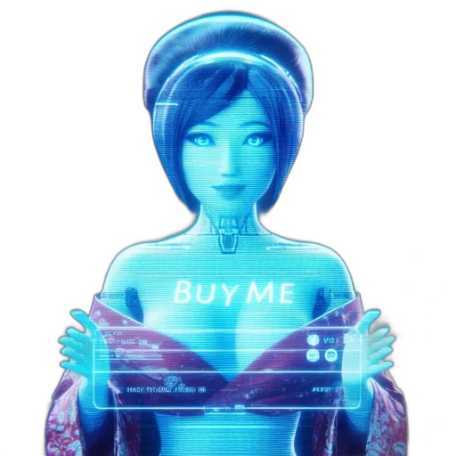robot, face, jewelry, cyberpunk transparent PNG cut-out