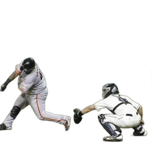 robot, baseball, player, running transparent PNG cut-out