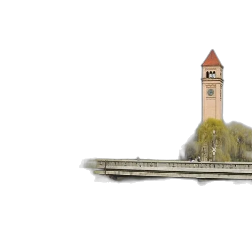 building, photorealistic, 3d render, watercolor transparent PNG cut-out