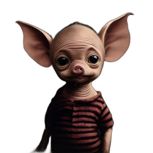 creature, animal, face, staff transparent PNG cut-out