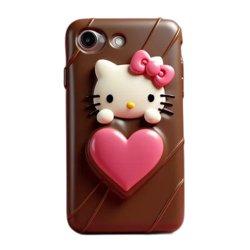 chocolate, phone, case, iphone4g transparent PNG cut-out