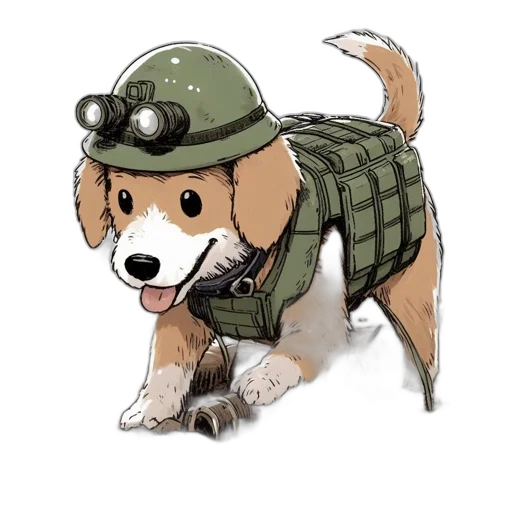 hat, jacket, animal, weapon transparent PNG cut-out