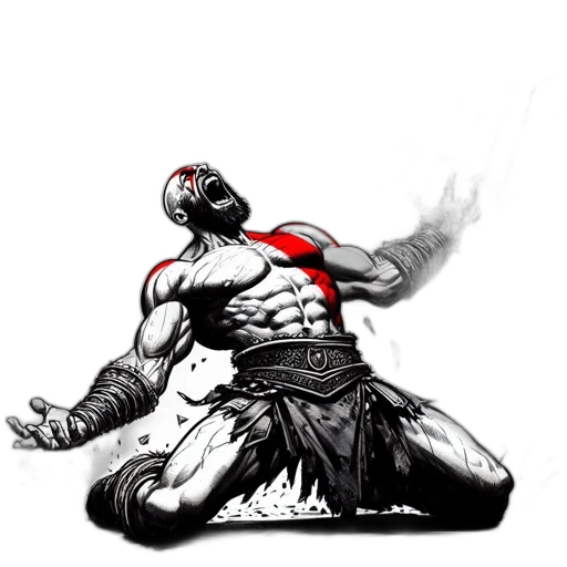 sword, creature, weapon, comic book art transparent PNG cut-out