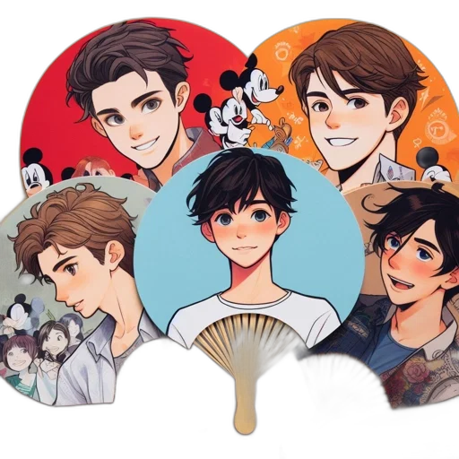umbrella, anime, cartoon, watercolor transparent PNG cut-out