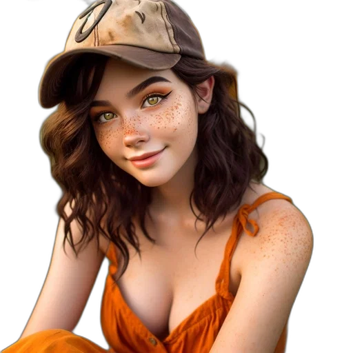 hat, face, dress, animal transparent PNG cut-out