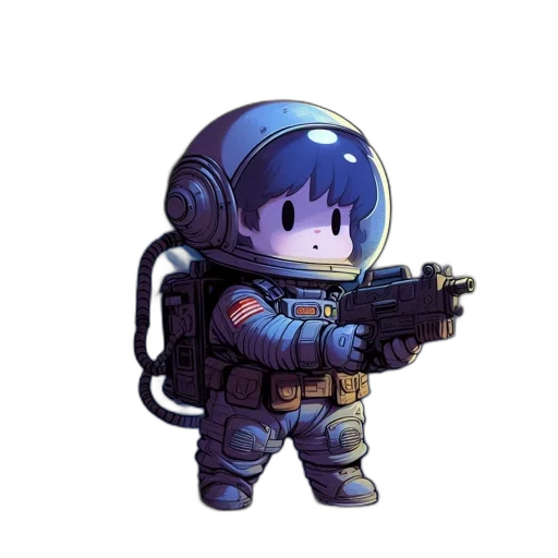 robot, weapon, staff, creature transparent PNG cut-out