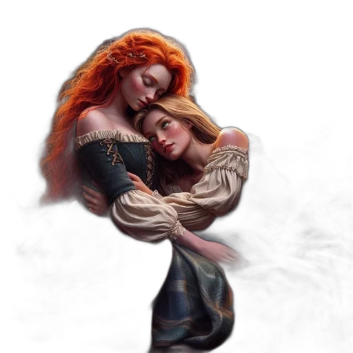 fantasy art, concept art, photorealistic, oil painting transparent PNG cut-out