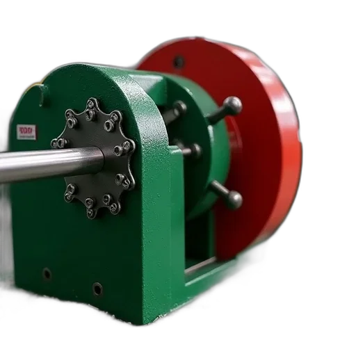 3d render, green, machine, large transparent PNG cut-out