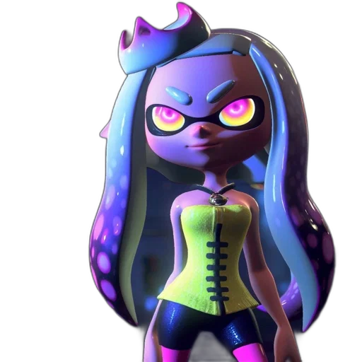 dress, staff, mask, weapon transparent PNG cut-out