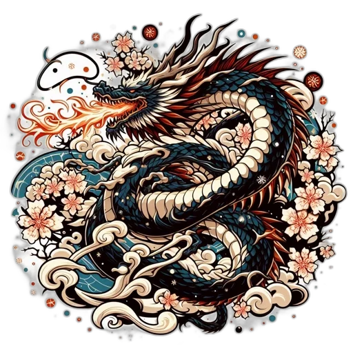 dragon, staff, creature, animal transparent PNG cut-out