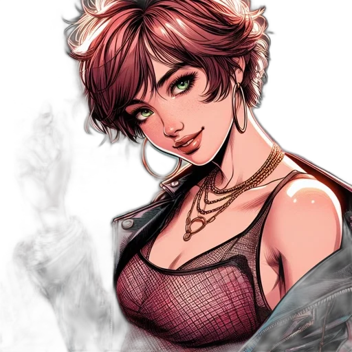 dress, fantasy art, concept art, comic book art transparent PNG cut-out