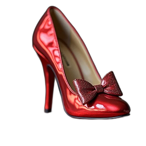 shoes, 3d render, photorealistic, red transparent PNG cut-out