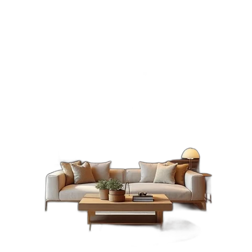 furniture, 3d render, photorealistic, concept art transparent PNG cut-out