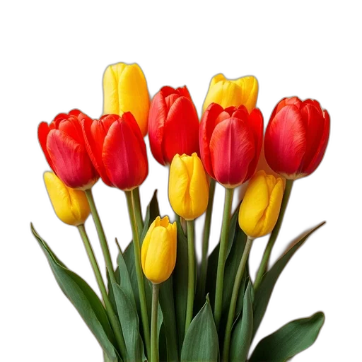 flower, crown, photorealistic, 3d render transparent PNG cut-out